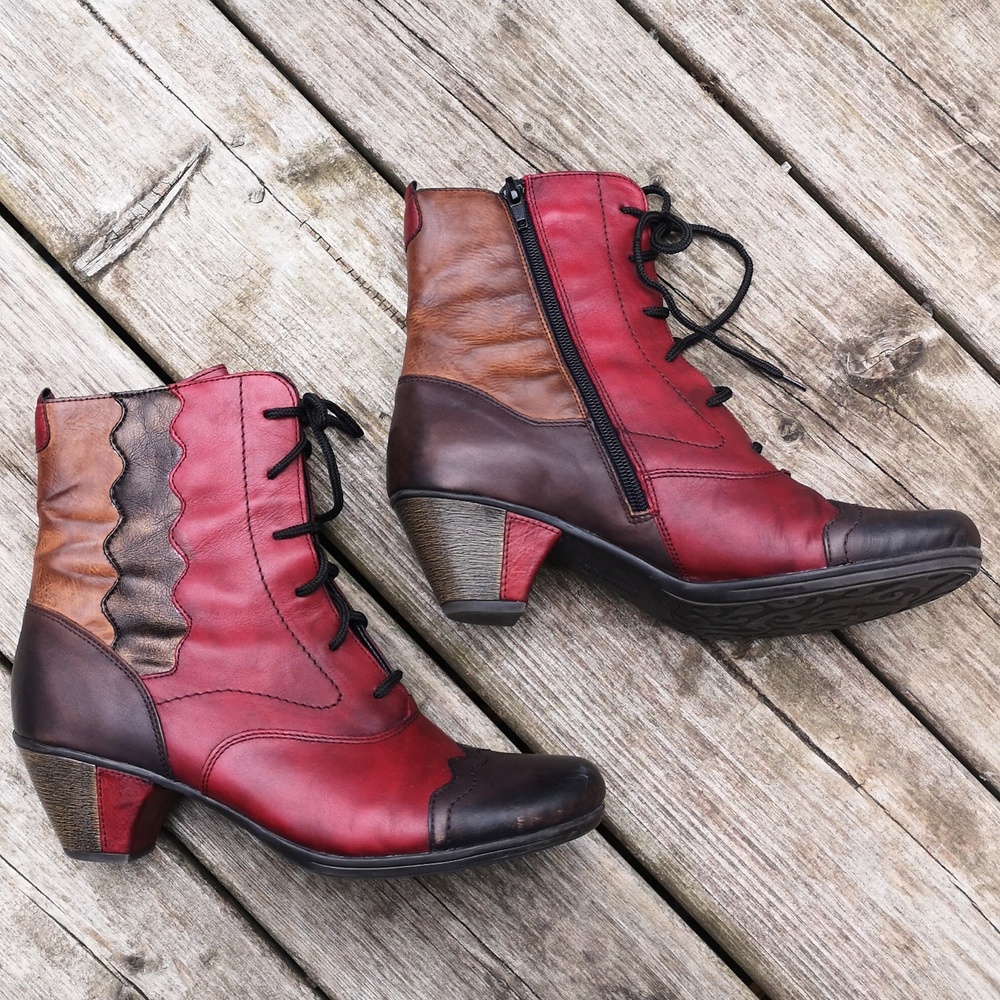 Remonte Leather Ankle Boots Size 39 - Picture 3 of 16